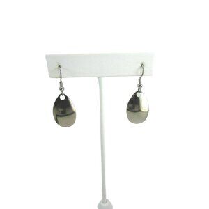 Vintage Silvertone Fishing Lure Spinner Drop Dangle Pierced Earrings 51758